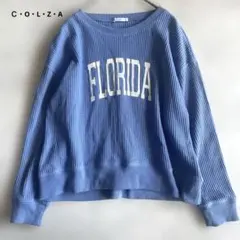 Ｃ・O・L・Z・A FLORIDAプリント ワッフル編み トレーナーのサムネイル