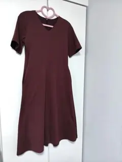 ウルトラストレッチエアリズムワンピース　Sサイズ　WINE