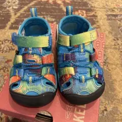 KEEN ベビーサンダル 青/多色