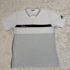adidas/アディダス ゴルフ ポロシャツホワイトLサイズのサムネイル