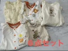 ロンパース 6点セット 花柄