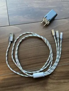 充電ケーブル　1.5m　USBコンセント　アダプター