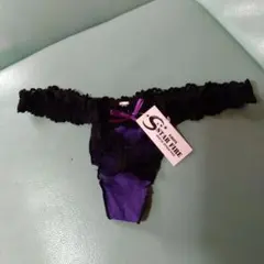 EROX セクシーTバック パープル ブラック