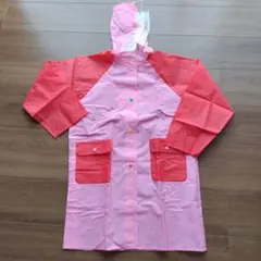 Hello Kitty レインコート フード付き 120cm 収納バッグ付き