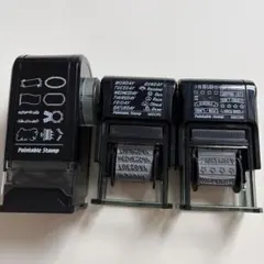 MIDORI ペインダブルスタンプ　回転印