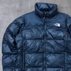 ち*ー様 ノースフェイス　ヌプシ　ダウンジャケット　レディース　M ブラック　刺