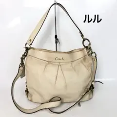 正規品極美品コーチ COACH レザーショルダー35593 - メルカリ