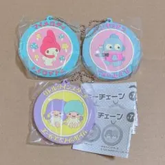 サンリオ　レトロラバーキーチェーン　セット