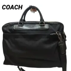 COACH コーチ ブリーブケース ビジネスバッグ 70636 ナイロン 黒