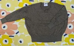 FILIVIVI for OPAQUE.CLIP　ブラウン Vネック セーター