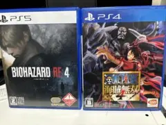 バイオハザードre:4 ONE PIECE海賊無双4