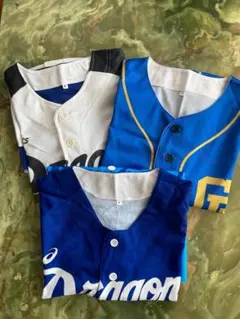 中日ドラゴンズ：昇竜ユニフォーム3枚セット（2015、16、17年）