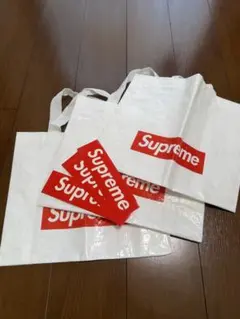 Supremeショッパー小 3+boxlogoステッカーセット