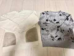 120cm 美品　裏起毛トレーナー