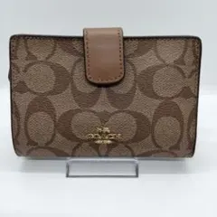 COACH　二つ折り財布　シグネチャー　F54023