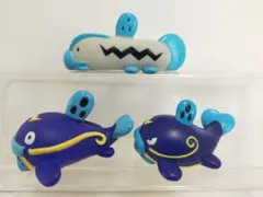 美品】 ポケモンキッズ 指人形 ホエルコ ホエルオー 進化セット まとめ