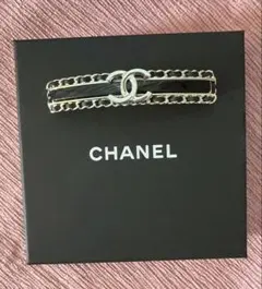 【CHANEL】バレッタ2回使用美品♪箱付きのサムネイル