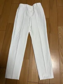 【サイズXXS】PLST スティックパンツ リネンブレンド 白