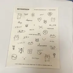 SEVENTEEN セブチ　2019 ステッカー　メンバーイラスト