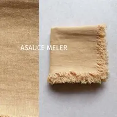 美品★ASAUCE MELER｜24SS マリーゴールド ベルギーリネンストールのサムネイル