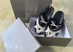 か*ギ様 RickOwens サンダル サボ 激レア 2013 定価15万 RickOwens サンダル サボ 激レア 2013 定価15万
