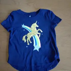 GAP KIDS ユニコーン Tシャツ XS ネイビー