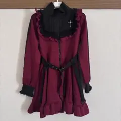 夢展望 十字架刺繍フリルシスタージャージワンピースのサムネイル