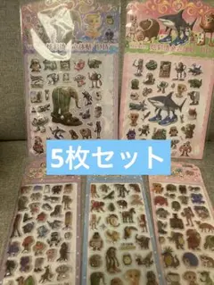 イタリアンブレインロット 大判シール！夜光 3Dシール　5枚セット