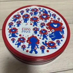 EXPO 2025 お菓子缶 大阪万博　ミャクミャク缶