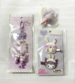 メゾピアノ サンリオ 限定 キーホルダー チャーム 前髪クリップ クロミ