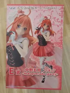 中野五月フィギュア -masquerade party- E賞