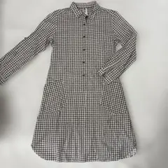 MHL. マーガレットハウエル ギンガムチェック シャツ 원피스 I