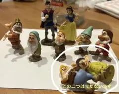 白雪姫　七人の小人　ミニフィギュア