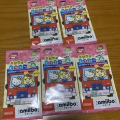 【新品未開封】どうぶつの森 amiibo アミーボ サンリオ　キティ　5パック