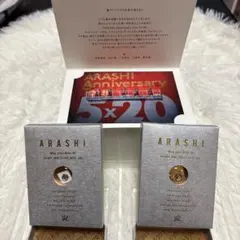 嵐 ARASHI 5x20 スワロフスキー　ゴールド　シルバーのサムネイル