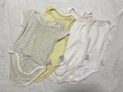UNIQLO babyコットンメッシュボディスーツ80サイズ、4枚