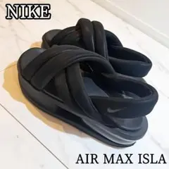NIKE ナイキ エアマックス アイラ サンダル 23cm ブラック ISLA