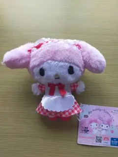 新品】マイメロディ ギンガムチェックメイド ぬいぐるみ - メルカリ