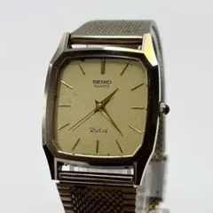 稼働86s vintage seiko dolce スクエア メンズ腕時計qz