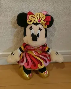ミニーマウス ぬいぐるみ バッジ