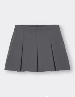ローウエストプリーツミニスカート　S