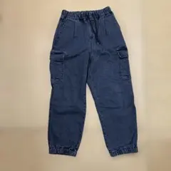 キッズ デニム カーゴパンツ 140cm