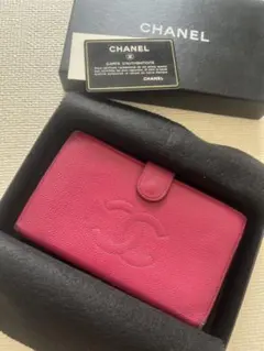 セ*︎様 あんしん鑑定 シャネル カメリア ラムスキン 長財布 ピンク