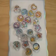 【正規品おすそ分け】ぷくぷくあわわちゃん　サンリオ　ポムポムプリンおはじきシール