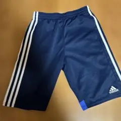 adidas ネイビー ハーフパンツ 3本ライン