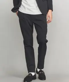 裾上げ有 BEAUTY&YOUTH TORAY テーパードパンツ7382黒M