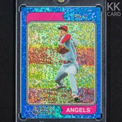 2024 Topps Heritage 大谷翔平 ブルースパークルパラレルカード - メルカリ