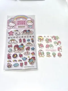 キキララ シール ぷっくりシール ステッカー リトルツインスターズ
