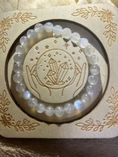 底値！♡天然石　ムーンストーン7　ブレスレット