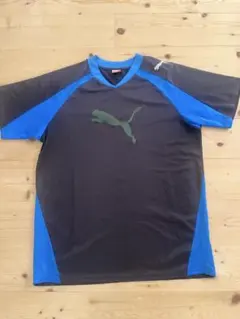 Puma メッシュシャツ 黒/青